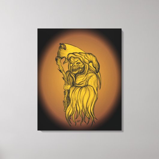 Sensenmann - De dood Canvas Afdruk (Voorkant)