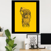 Sensenmann - De dood Poster (Thuiskantoor)