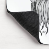 Sensenmann - Het zwarte en witte ontwerp van de Do Muismat (Hoek)