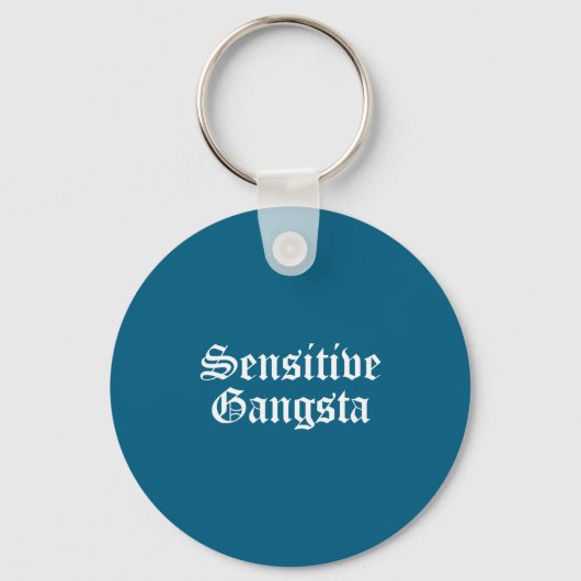 Sensitive Gangsta Amaya Quote Island Love Funny Te Sleutelhanger (Voorkant)