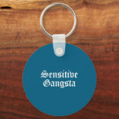 Sensitive Gangsta Amaya Quote Island Love Funny Te Sleutelhanger (Voorkant)