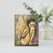 Sensitive Wings Angel Briefkaart (Staand voorkant)