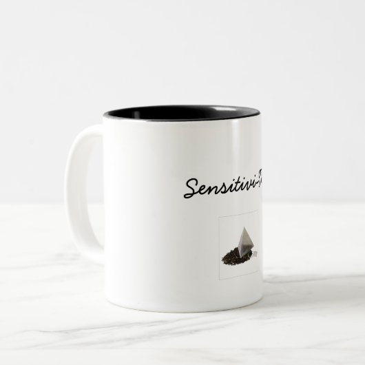 Sensitivi-Tea keramische Mok (Voorkant links)