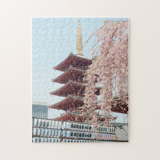 Senso-ji Ancient Buddhist Temple In Tokyo Japan Legpuzzel (Verticaal)