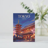 Senso-ji Tempel Japan Briefkaart (Staand voorkant)