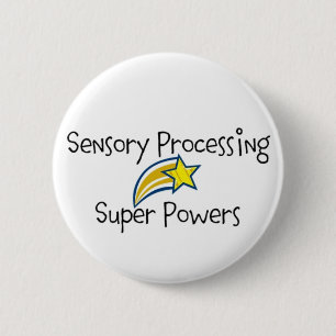 Sensorische kracht! Yellow Star Button