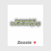 Sensorische overbelasting? Meer een zintuiglijk fe Sticker (Vel)