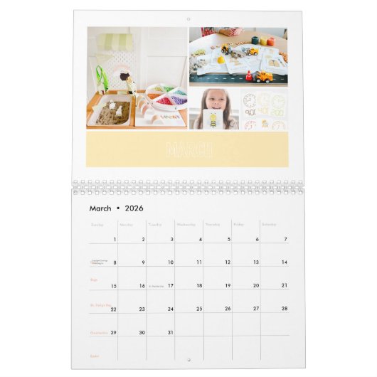 Sensorische speelagenda kalender (Mar 2026)