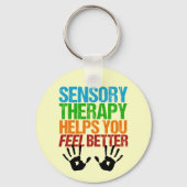 Sensorische therapie Handdrukken Beroepstherapie Sleutelhanger (Achterkant)