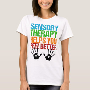 Sensorische therapie Handdrukken Beroepstherapie T-shirt