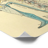 Sensorische zenuw Nerves Medische anatomie Grafiek Poster (Hoek)