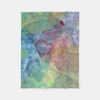 Sensory art house fleece deken