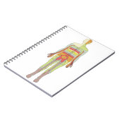 Sensory Dermatomes Neurology Notitieboek (Linkerzijde)