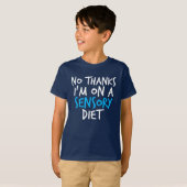 Sensory Diet Funny Occupational Therapy Autisme T-shirt (Voorkant volledig)