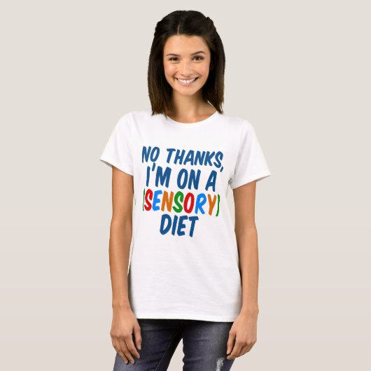 Sensory Diet T-shirt (Voorkant volledig)