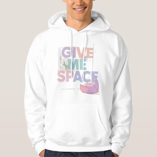 Sensory Overload | Give Me Space Autism Hoodie (Voorkant)
