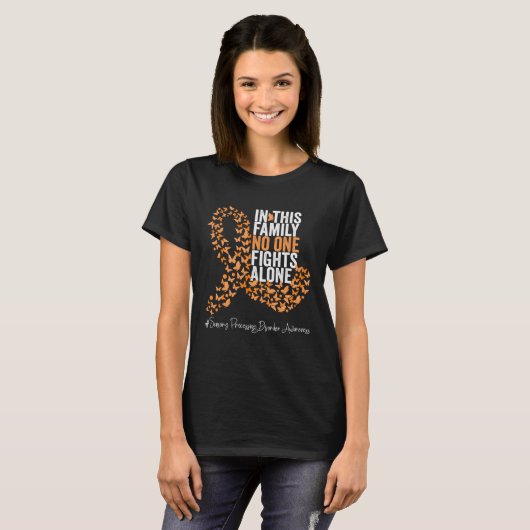 Sensory Processing Disorder Awareness Month Orange T-shirt (Voorkant volledig)