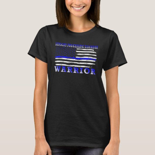 Sensory Processing Disorder Awareness Unicorn 1 T-shirt (Voorkant)