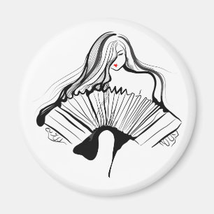Sensual Bandoneon Magneet