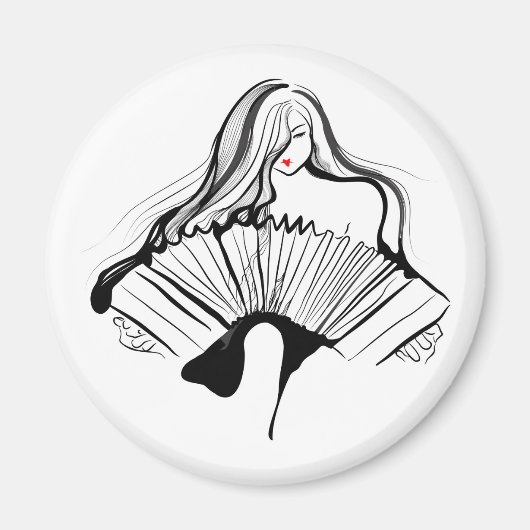 Sensual Bandoneon Magneet (Voorkant)