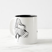 Sensual Bandoneon Tweekleurige Koffiemok (Voorkant links)