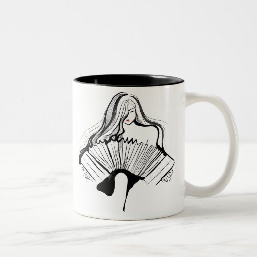 Sensual Bandoneon Tweekleurige Koffiemok (Rechts)