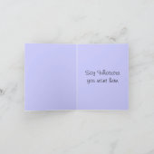 Sensual Blue Corset Art Kaart (Binnen)