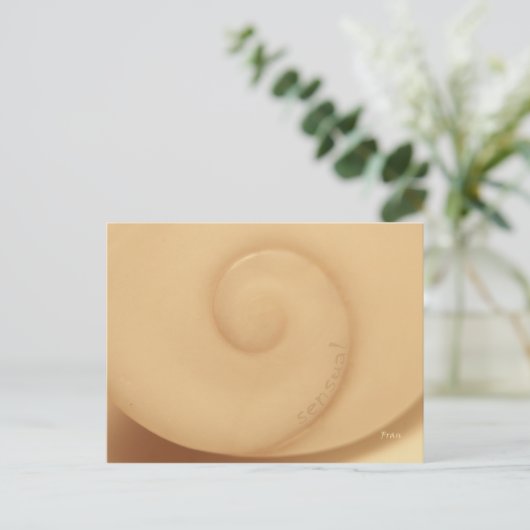 sensual briefkaart (Staand voorkant)