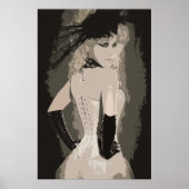 Sensual Corset Art Poster (Voorkant)