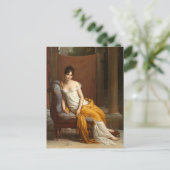  sensual Edwardian Grecian Girl Replica Briefkaart (Staand voorkant)