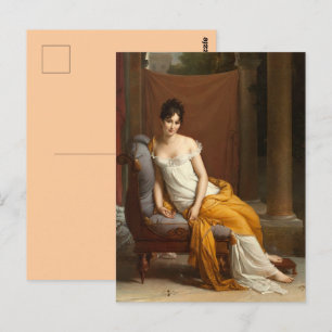  sensual Edwardian Grecian Girl Replica Briefkaart