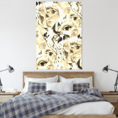 Sensual Feminine Art Pop Surrealisme Chic Artistic Canvas Afdruk (Insitu (Slaapkamer))