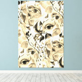 Sensual Feminine Art Pop Surrealisme Chic Artistic Canvas Afdruk (Insitu (Houten vloer))