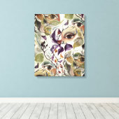 Sensual Feminine Art Pop Surrealisme Chic Artistic Canvas Afdruk (Insitu (Houten vloer))