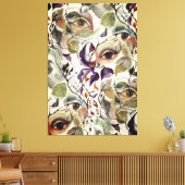Sensual Feminine Art Pop Surrealisme Chic Artistic Canvas Afdruk (Insitu (Woonkamer))