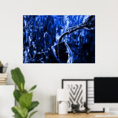Sensual Moments Blue Fine Art Poster Print (Thuiskantoor)