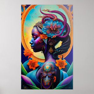 Sensual Scorpio Goddess Poster