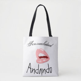 sensualiteit in beweging tote bag