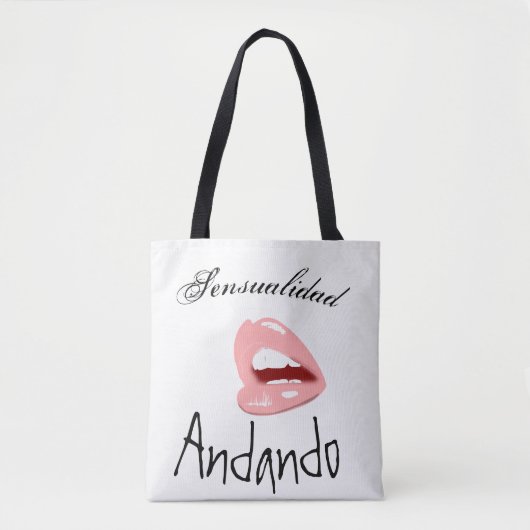 sensualiteit in beweging tote bag (Voorkant)