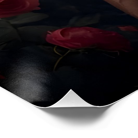 Sensuality Sculpted in Moonlight Perfect Poster (Hoek)