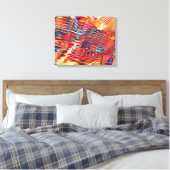 Sensueel 6 verpakt canvas afdruk (Insitu (Slaapkamer))