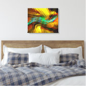 Sensueel 7 verpakt canvas afdruk (Insitu (Slaapkamer))