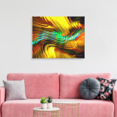 Sensueel 7 verpakt canvas afdruk (Insitu (Woonkamer))