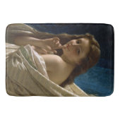 Sensueel jong flirty vrouw badmat (Voorkant)