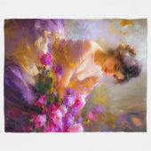 Sensueel portret fleece deken (Voorkant (Horizontaal))