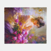 Sensueel portret fleece deken (Voorkant (Horizontaal))