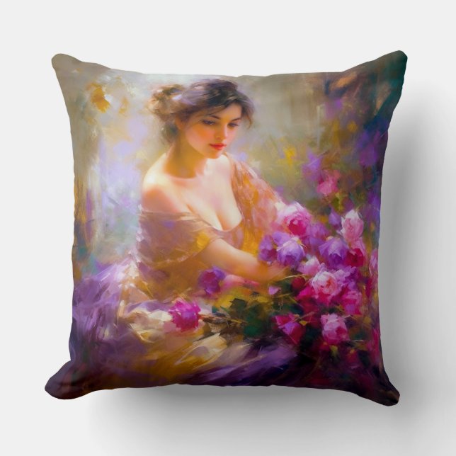 Sensueel portret kussen (Voorkant)