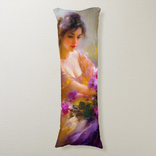 Sensueel portret lichaamskussen (Voorkant Verticaal)