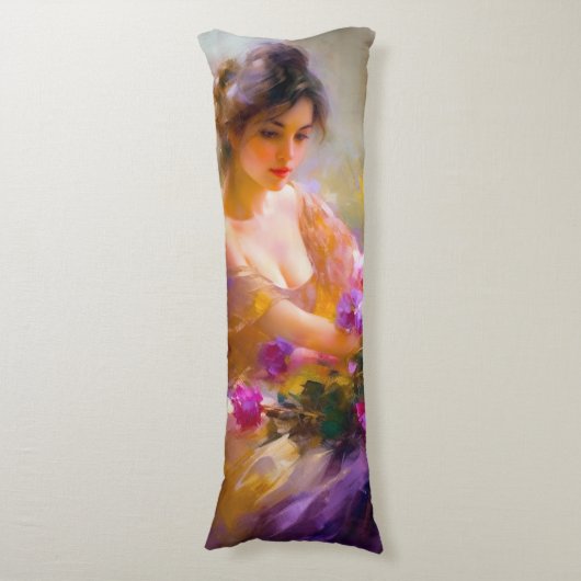 Sensueel portret lichaamskussen (Voorkant Verticaal)