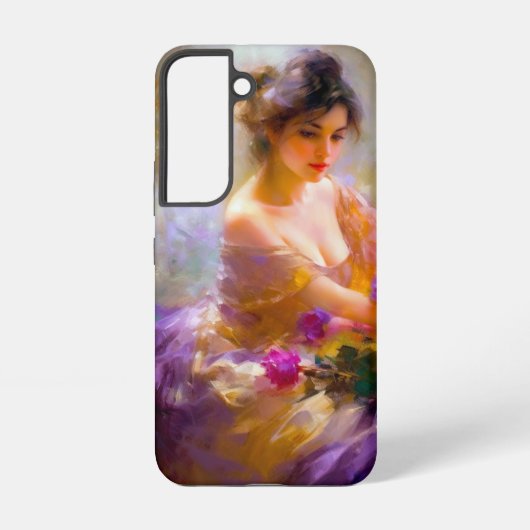 Sensueel portret samsung galaxy hoesje (Achterkant)